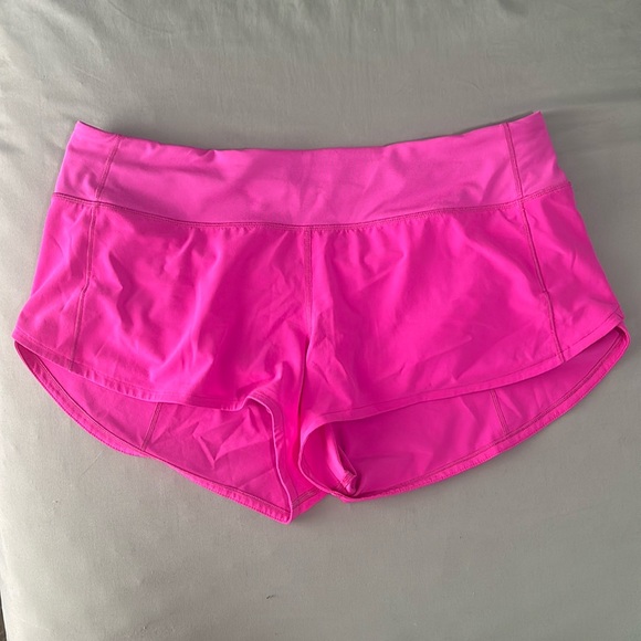 Lululemon Speedups 2.5” Pink Athletic shorts - Picture 1 of 3